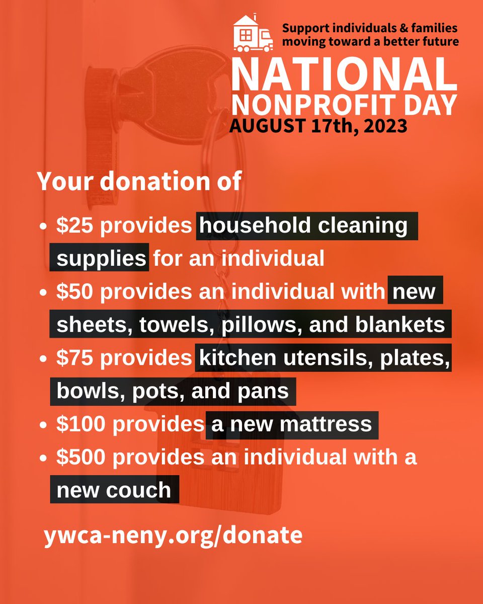 Our goal for this #NationalNonprofitDay is to raise $5,000 to support individuals through our rapid rehousing program!  We need 200 allies to make an impact by contributing $25 or more to help 6 individuals move into their own homes for the first time! buff.ly/3p9o1ql
