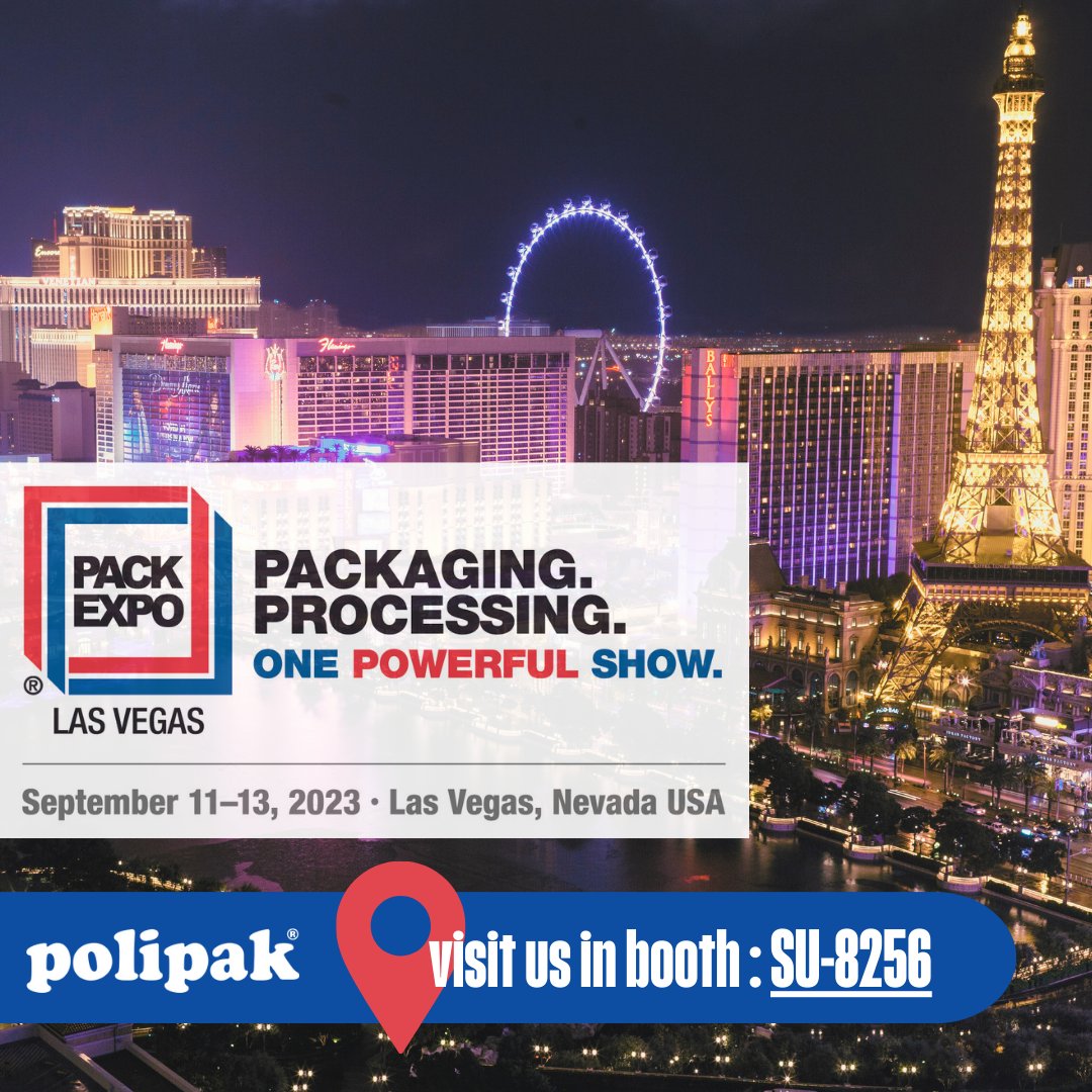 We are at PACK EXPO 2023 from 11 to 13 September in Las Vegas, Nevada USA

Visit us in booth: South Upper Hall - SU-8256

Interactive Floor Plan:
packexpo23.mapyourshow.com/8_0/exhview/in…

#expopack2023 #lasvegas #usa #packaging #packagingsolutions #packaginginnovations