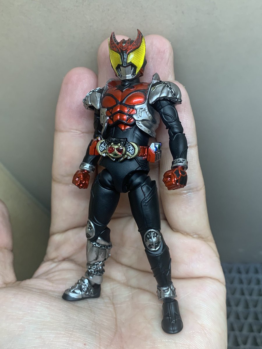 ninomiya_man's tweet photo. このサイズでこのクオリティ、掌動…凄い食玩だ…。 #掌動 #SHODO #仮面ライダー #食玩 https://t.co/WCoZ5zt26v