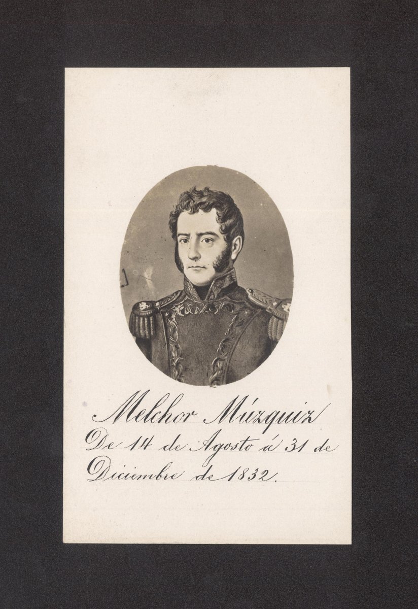 #UnDiaComoHoy de 1832 el General Coahuilense Melchor Múzquiz presta juramento como Presidente Interino de la República Mexicana.