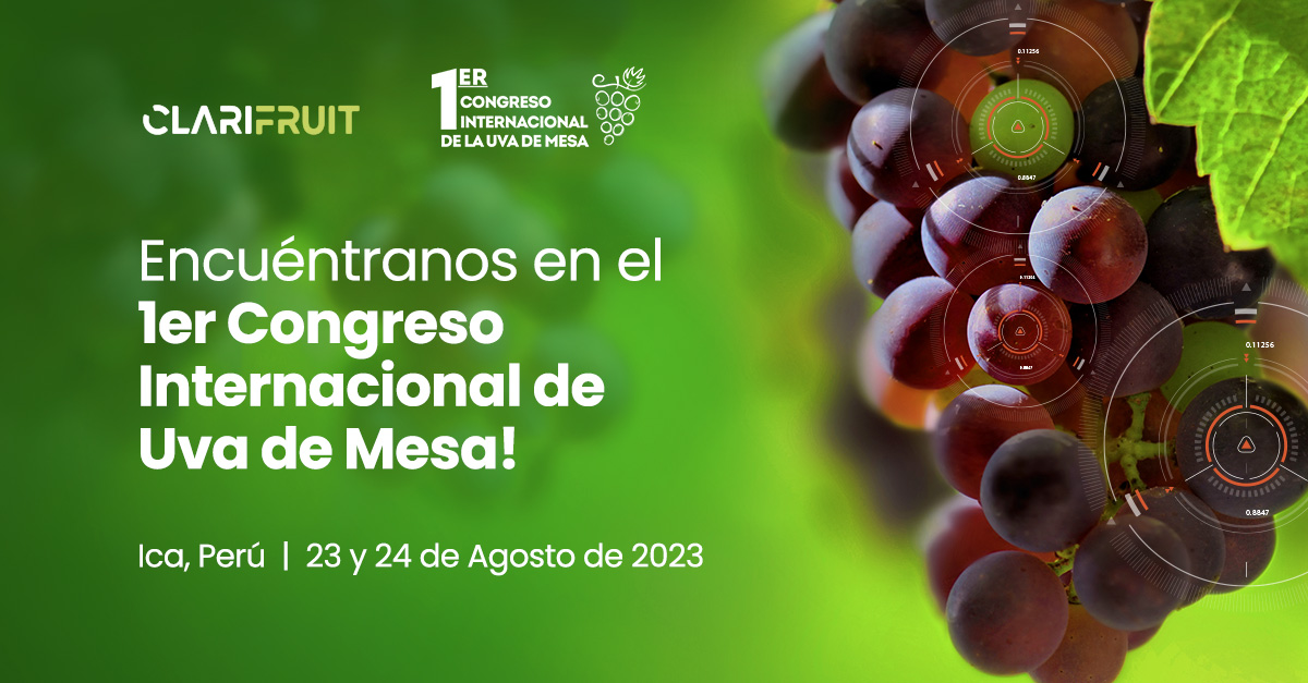 clarifresh's tweet image. Are you attending the International Table Grape Congress in Peru #PROVID on August 23-24? 

Schedule a meeting with Cristobal Vicente 🗓️ who will be happy to guide you on fruit #qualitycontrol &amp;amp; resting for #Grapes hubs.li/Q01-TZ6N0

#GrapeCongress @grapecongress