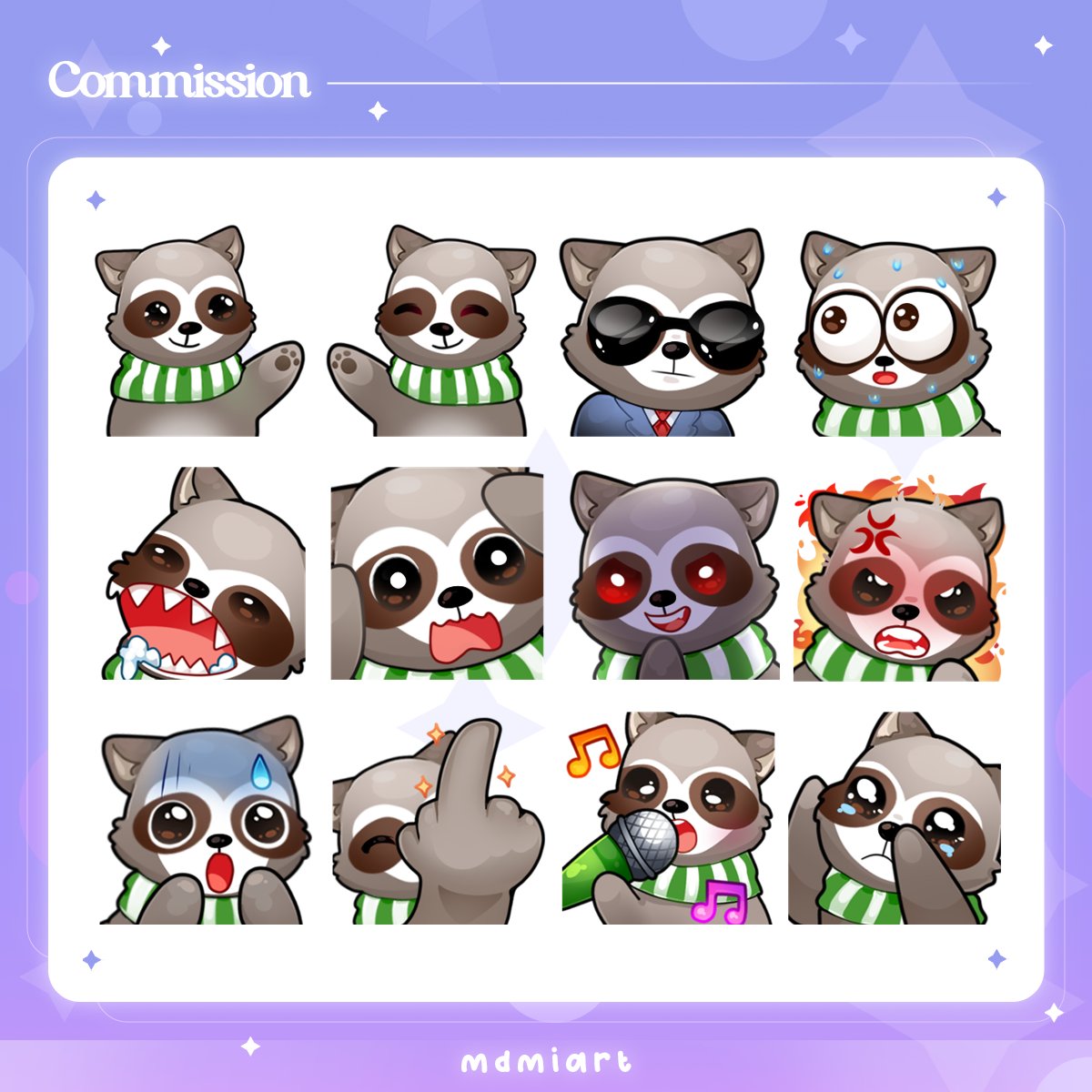 mdmiart's tweet photo. Emotes para o @/talon via discord 💜🫶 https://t.co/Bjjl1TsmXx