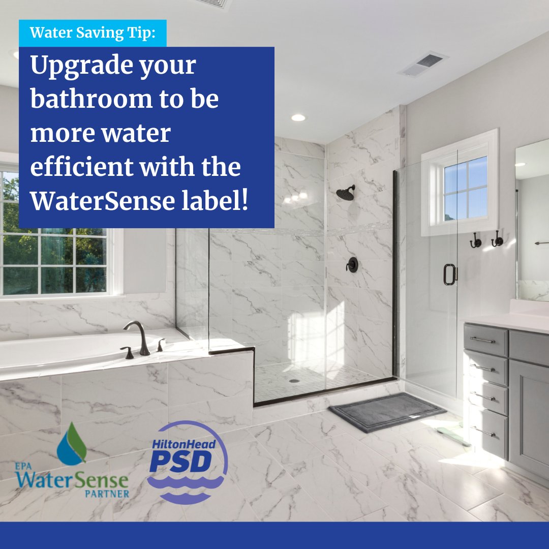 hiltonheadpsd's tweet image. Planning a bathroom remodel?

If you’re upgrading any faucets, showerheads or toilets in your home, you should check out the WaterSense label!

Learn more from our WaterSense partner:
bit.ly/3Kk4LSc 

#WaterSenseLabel #WaterSensePartner #SaveWithWaterSense