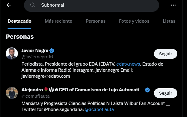 ¿En serio es tendencia #subnormal y me sale esto?