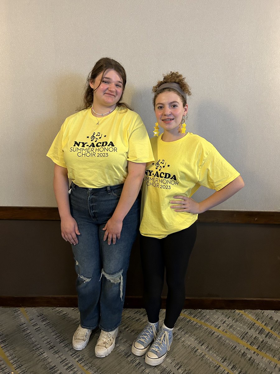 PVMusicDept's tweet photo. Congratulations Hayley and Lexi for participating in the NYACDA summer honor choir! https://t.co/17o0yVmMJj