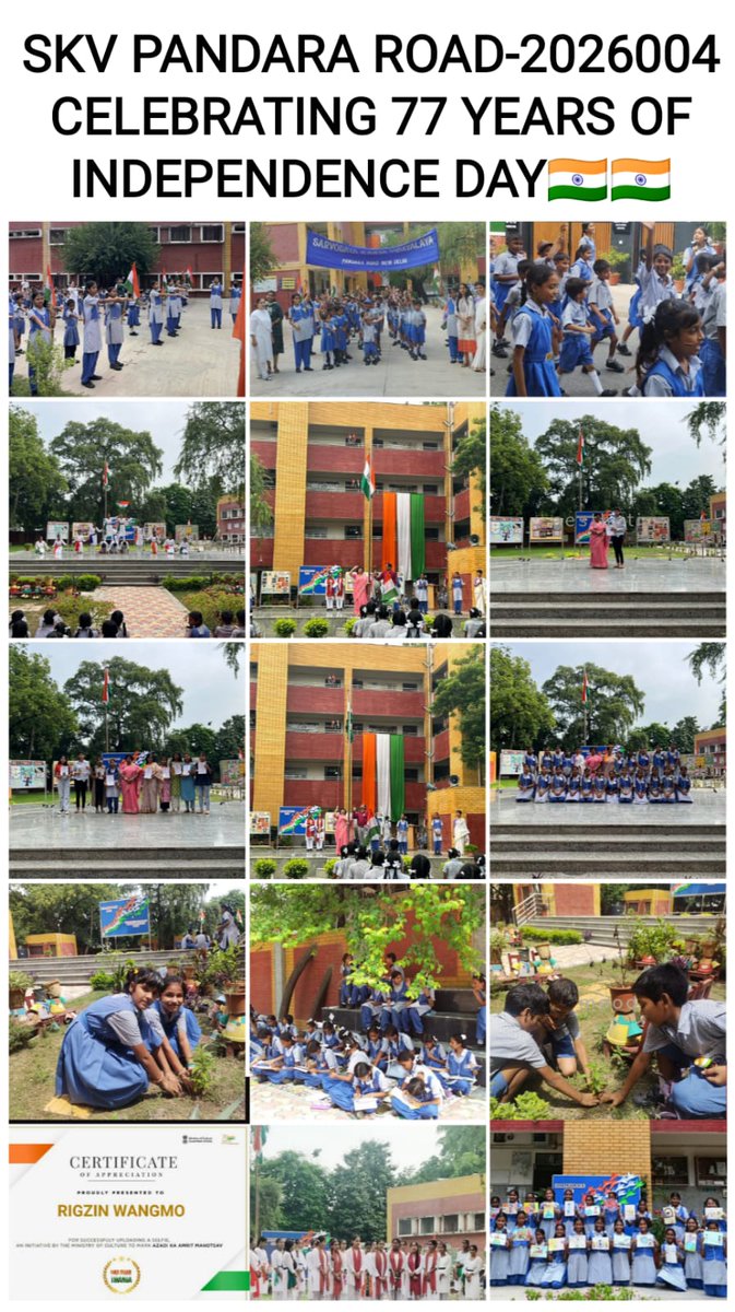 HosSkv's tweet photo. Celebrating 76 years of Independence with full fervor and enthusiasm...... https://t.co/MZFtch16jN