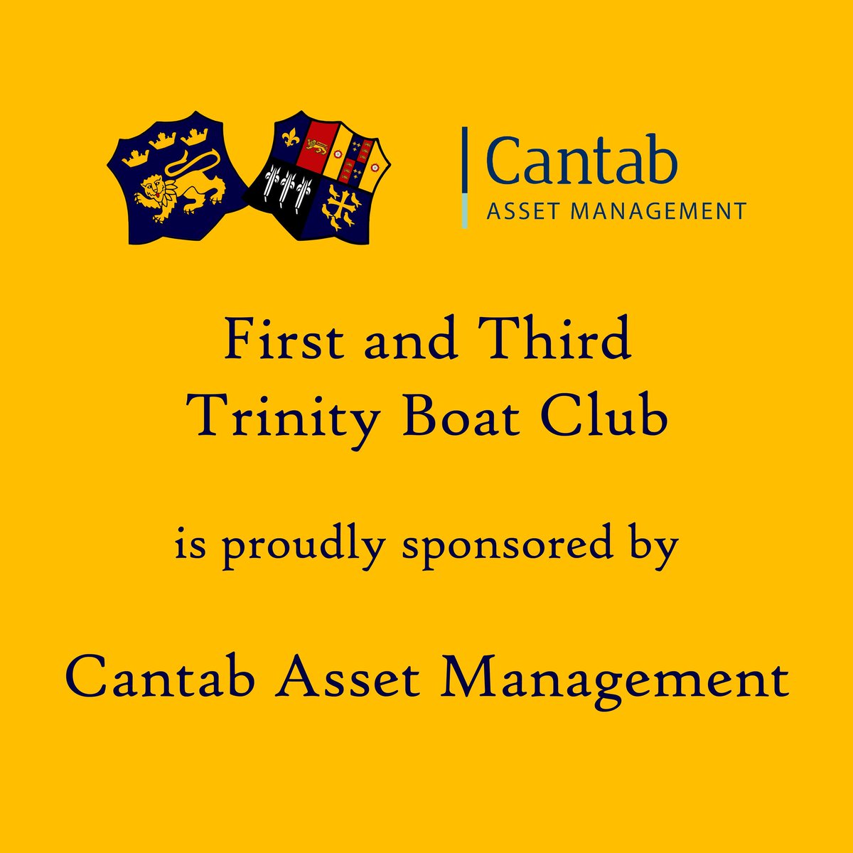 Cantab Asset Management is proud to support the <a href="/FirstandThird/">First and Third</a> Trinity Boat Club.

Established in 1825, the First and Third Trinity Boat Club is the largest of the Cambridge University Colleges and has historically sent teams to compete in the Henley Royal Regatta!