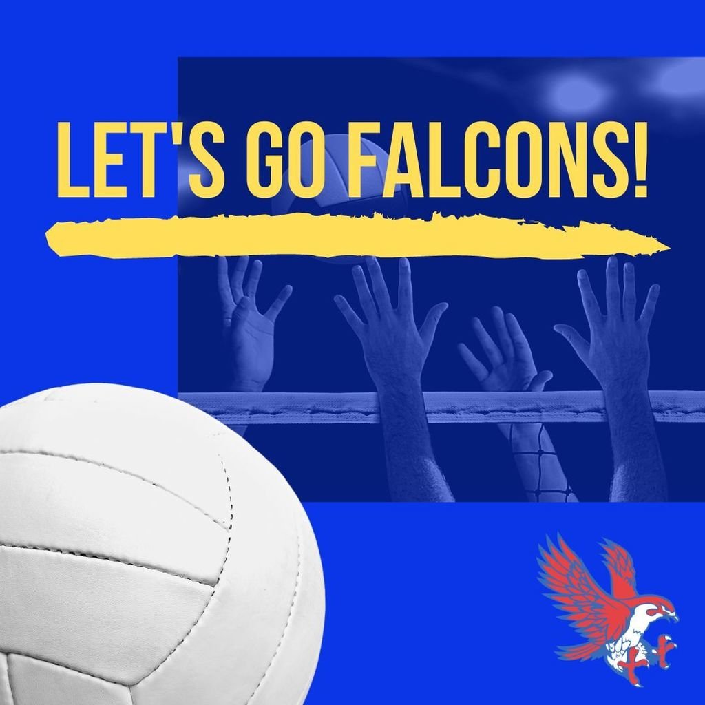 risdhighschool's tweet photo. Volleyball update! The Tuesday, August 15 volleyball game vs. Faith Academy will be played at Royal at 5 pm, varsity only. Let's go, Falcons! #WeAreRoyal https://t.co/j21AHsaGWk