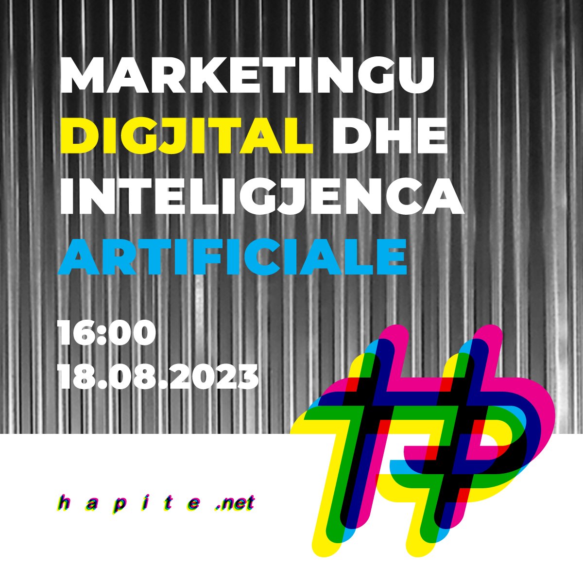 🗣️Njihu me folësen! 

Diora Binxhiu, udhëheqëse e marketingut digjital në Polar Bear Agency, do të jetë folëse në eventin "Marketingu digjital dhe inteligjenca artificiale".  

Bëhu pjesë e eventit dhe përfito nga përvoja e Diores! Regjistrohu tani: bit.ly/3On6QOk