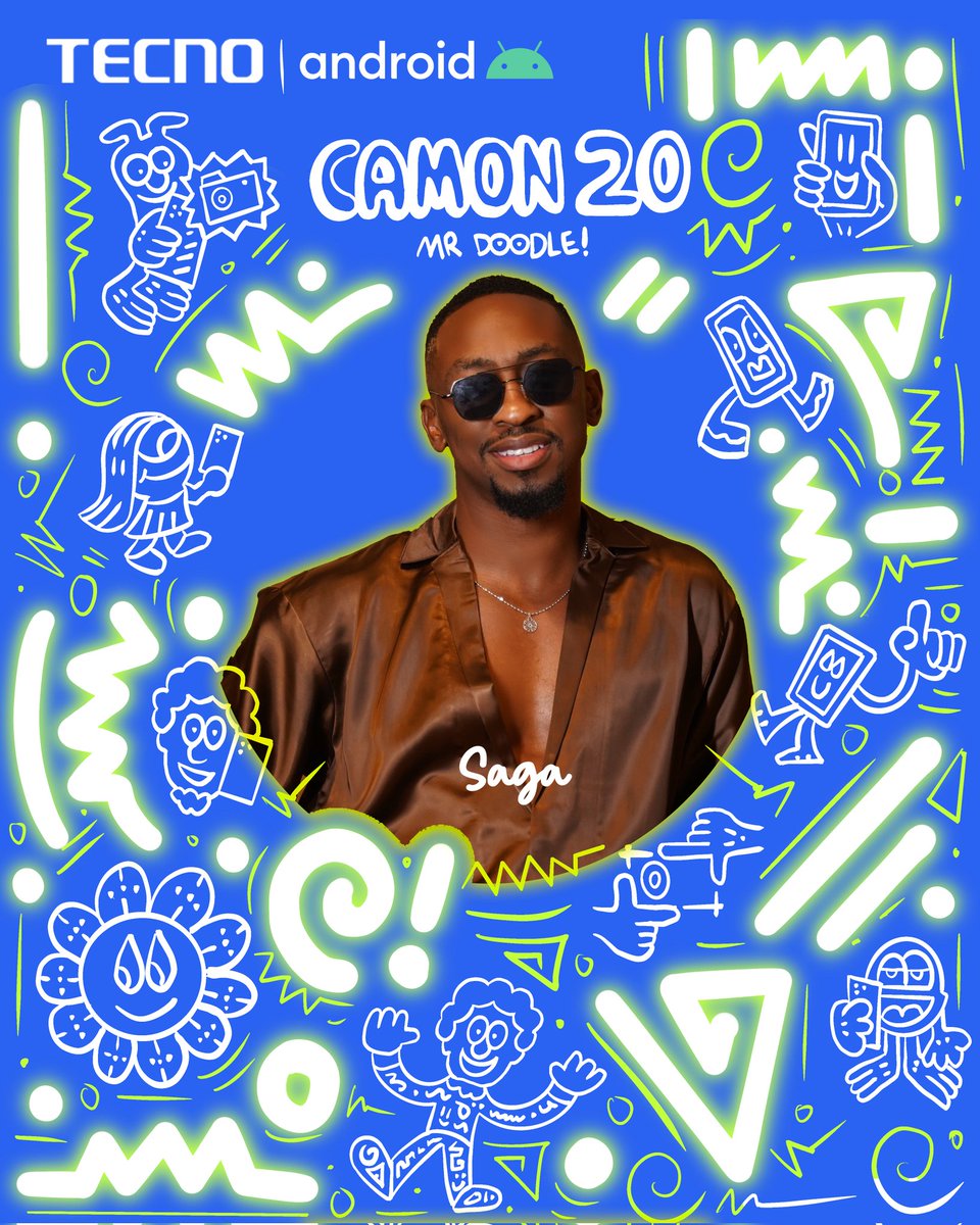 TECNOMobileNG's tweet image. Art, tech and a touch of dazzle – join us as these celebrities add their unique strokes to the CAMON 20 Doodle Event.

#TECNOxMrDoodle 
#TECNOCAMON20Doodle
 #CAMON20Doodle