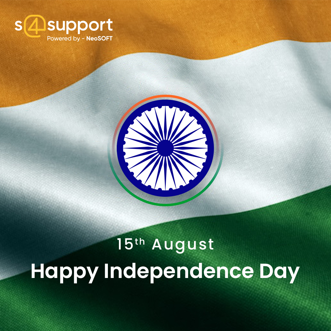Celebrating Independence Day with joy and pride! 🇮🇳✨ From all of us at S4Support, wishing you a Happy Independence Day filled with unity and patriotism. #IndependenceDay