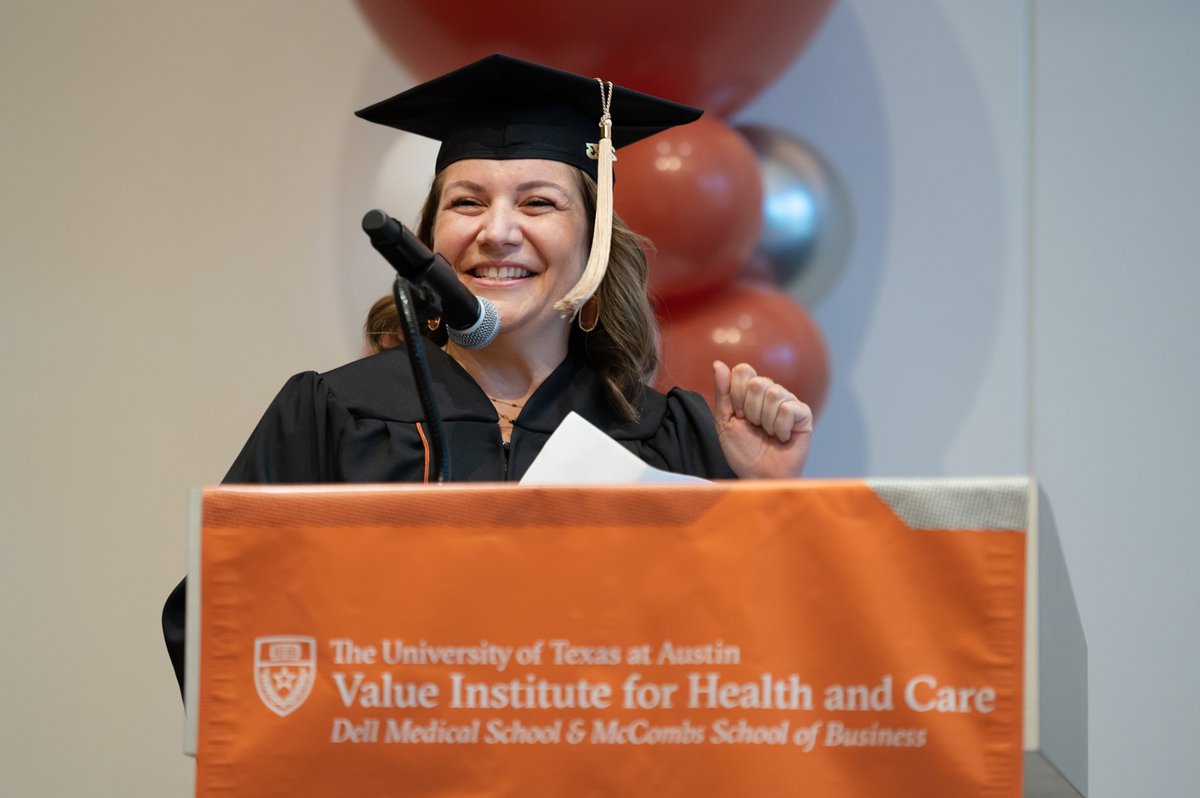 VBHCEducation's tweet image. Congratulations to the Master of Science in Health Care Transformation graduates! Your hard work and dedication this year have led you to this incredible achievement, and we cannot wait to see how you all #TransformHealthCare!

Cheers to the Class of 2023! #Hookem #DellMed