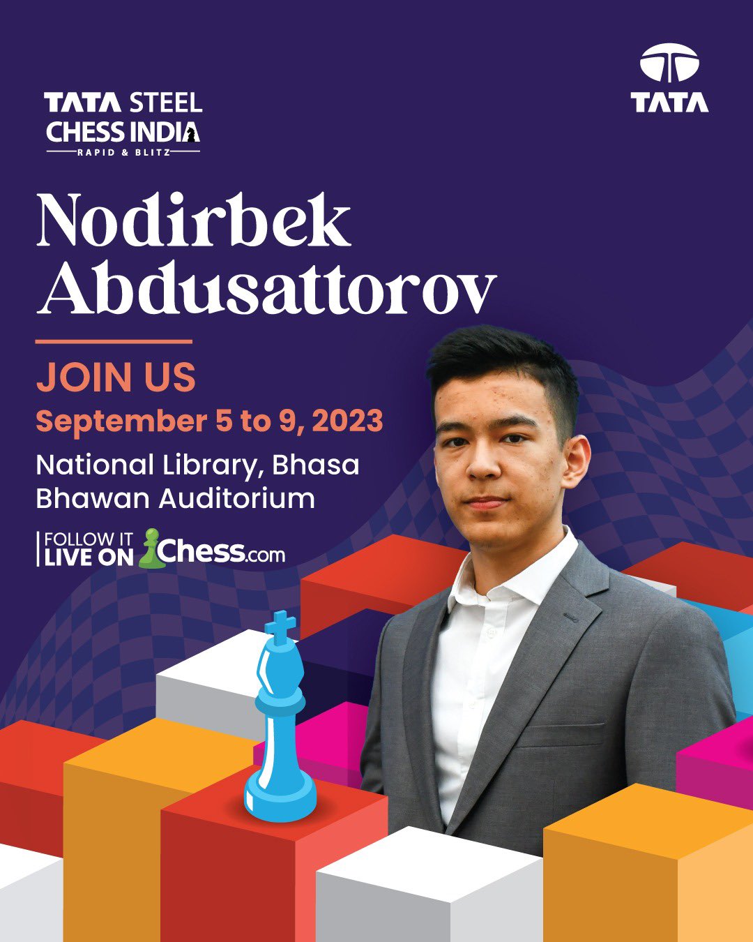 Tata Steel Chess India on X: We're thrilled to announce the dates