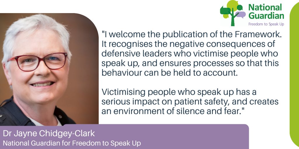 National Guardian's Office ๐ (@natguardianftsu) on Twitter photo Dr Jayne Chidgey-Clark responds to the publication by <a href="/NHSEngland/">NHS England</a> of the framework for the implementation of the Kark Review's recommendations for the Fit and Proper Person Test
#SpeakUpListenUpFollowUp
nationalguardian.org.uk/2023/08/14/fitโฆ Dr Jayne Chidgey-Clark responds to the publication by <a href="/NHSEngland/">NHS England</a> of the framework for the implementation of the Kark Review's recommendations for the Fit and Proper Person Test
#SpeakUpListenUpFollowUp
nationalguardian.org.uk/2023/08/14/fitโฆ