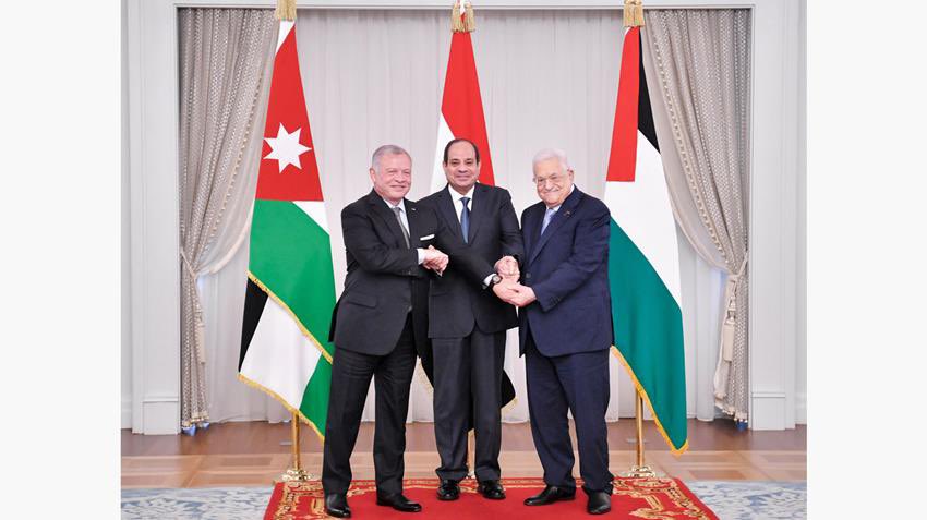 🇪🇬🇯🇴🇵🇸 | Compte rendu du sommet tripartite entre l’#Égypte la #Jordanie, et la #Palestine à Al Alamein en Égypte afin de discuter de l'évolution de la cause palestinienne à la lumière des développements actuels sur les territoires occupés et des situations régionales et…