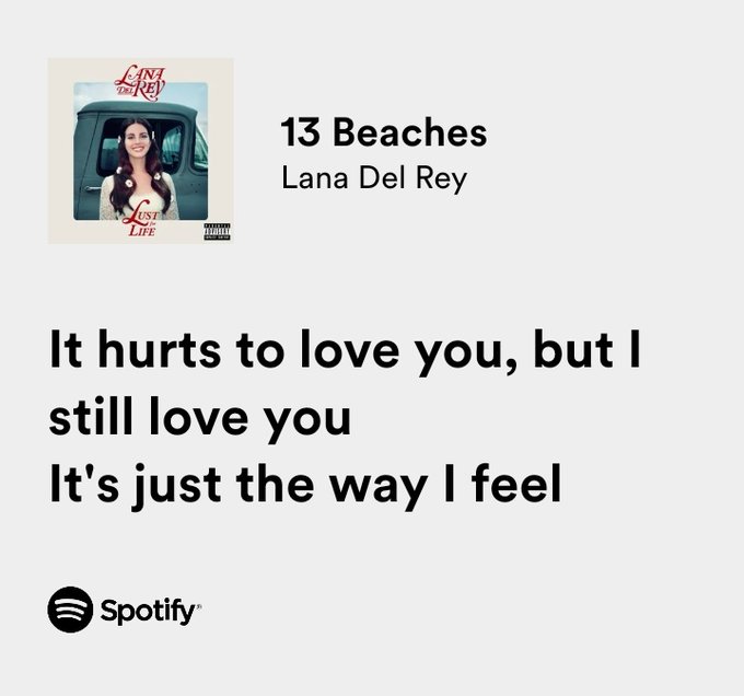 thesadbaby's tweet photo. lana del rey / 13 beaches https://t.co/vORsVS56dH