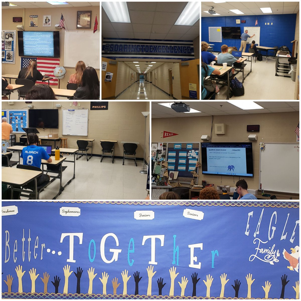 EHHS students and teachers are #SoaringToExcellence! Enjoyed classroom visits this morning - lots of student engagement and insightful discussions!