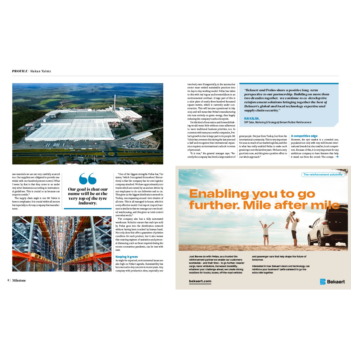 PetlasGlobal's tweet photo. Endüstri odaklı iş ve ekonomi dergisi Milestone Magazine'nin yeni sayısına Petlas olarak Genel Müdürümüz Hakan Yalnız'la konuk olduk.
Röportaja https://t.co/z0LkQRrgSz linkinden ulaşabilirsiniz.
#Petlas #MilestoneMagazine #HakanYalnız https://t.co/jQrEG1tq0x