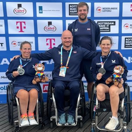 Valuable hardware from a successful week for @lucy_shuker and @CorneliaTennis at the @EuroParaChamps in Rotterdam 🙌 🥉 for Lucy in women's singles 🥈 for Cornelia and Lucy in women's doubles #BackTheBrits 🇬🇧 | #wheelchairtennis | #EPC2023