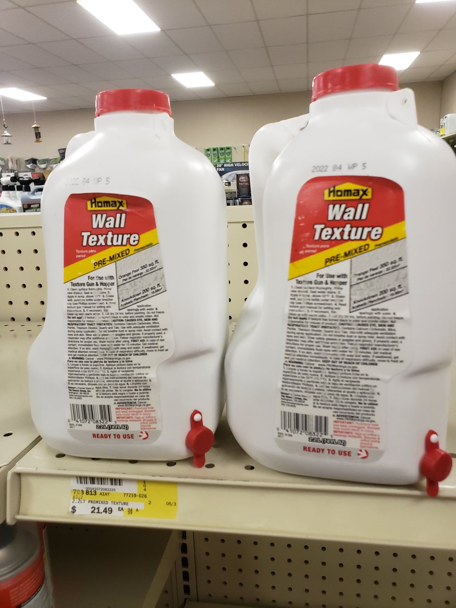 Stones_Near_You's tweet image. Make Stone's Home Centers your one-stop shop for wall &amp;amp; ceiling texture spray. We carry a variety of textures, as well as sprayer accessories for your drywall projects. 📸: Donalsonville, GA.
#stoneshomecenters #donalsonvillega #walltexture #ceilingtexture