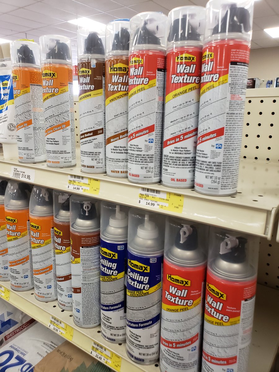 Stones_Near_You's tweet image. Make Stone's Home Centers your one-stop shop for wall &amp;amp; ceiling texture spray. We carry a variety of textures, as well as sprayer accessories for your drywall projects. 📸: Donalsonville, GA.
#stoneshomecenters #donalsonvillega #walltexture #ceilingtexture