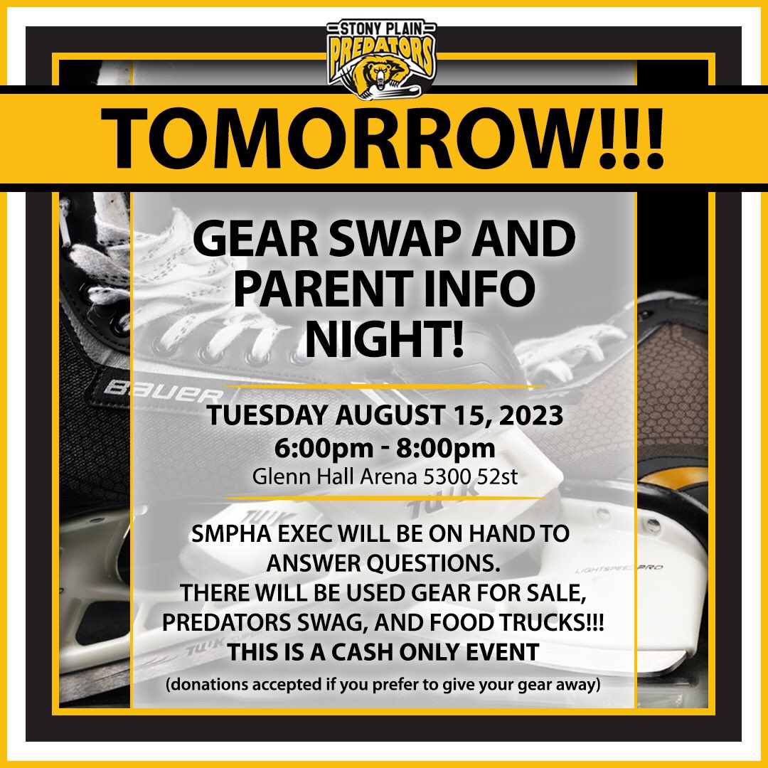 SPMHA_Predators's tweet photo. Are you ready? We are excited to see you all tomorrow! https://t.co/sT6c14nrR6