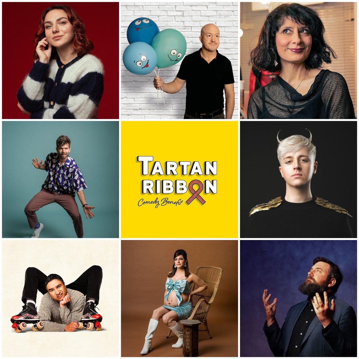 PleasanceComedy's tweet photo. 🚨 Ticket Warning 🚨

Tomorrow’s Tartan Ribbon Comedy Benefit for @WaverleyCare is close to selling out!
A superb lineup of @AniaMags @MrAndyParsons @ShappiKhorsandi @IvoGraham @dnlfoxx  @nickmohammed @millerickcomedy &amp; Janine Harroni

19:30 @ThePleasance
https://t.co/5dJ6bFXfSr https://t.co/bizhqLu9cq