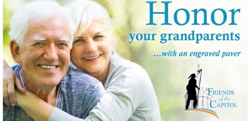 FriendsofOKCap's tweet image. CELEBRATE GRANDPARENTS DAY
SEPTEMBER 13th
Whether they were Grandma, Gramps or Pops, they’ve always been with you!  
You can honor their love &amp;amp; dedication to your family as well as your state with a 15”x!5” granite paver with their name engraved at the Oklahoma State Capitol.