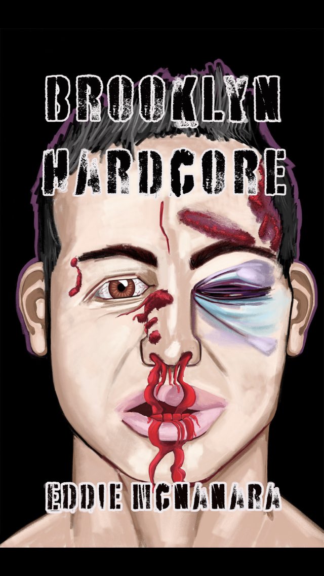 Out now in paperback and on Kindle and available through your favorite local book shops… #BrooklynHardcore by @tossyourownsalad is a tale of broken dreams, wasted love, bloody redemption, and bone crunching violence. 
A #punksploitation tour de force, a hardcore #noir !
