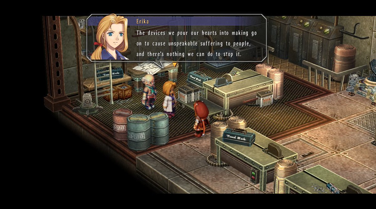 InfinityBaka's tweet photo. she's like if Oppenheimer was real #Trails3rd https://t.co/WrTuiHjrZo