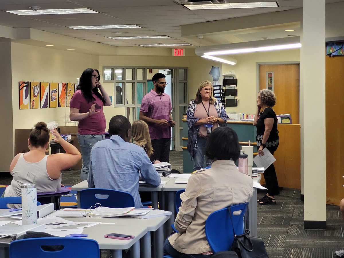 Garfield teachers dramatized successful use of adult regulation strategies so we can all keep our cool and help de-escalate students when needed! Put on your oxygen mask first!  <a href="/kcpublicschools/">KCPS</a> #SEL #SparkJoy