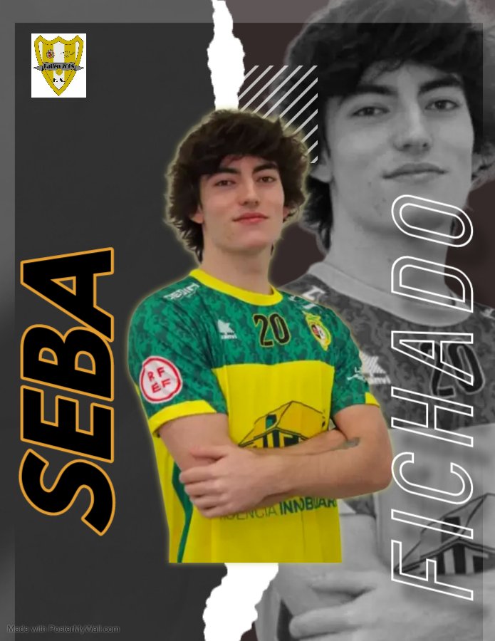 Anunciamos un nuevo fichaje jugador natural de ibros pero que viene de jugar en el Jaén paraíso interior juvenil división de honor y en 2°B Juega de ala-cierre y sus cualidades son carácter y pundonor es rápido y con buen cambio de ritmo 
Damos la bienvenida a su casa a SEBA