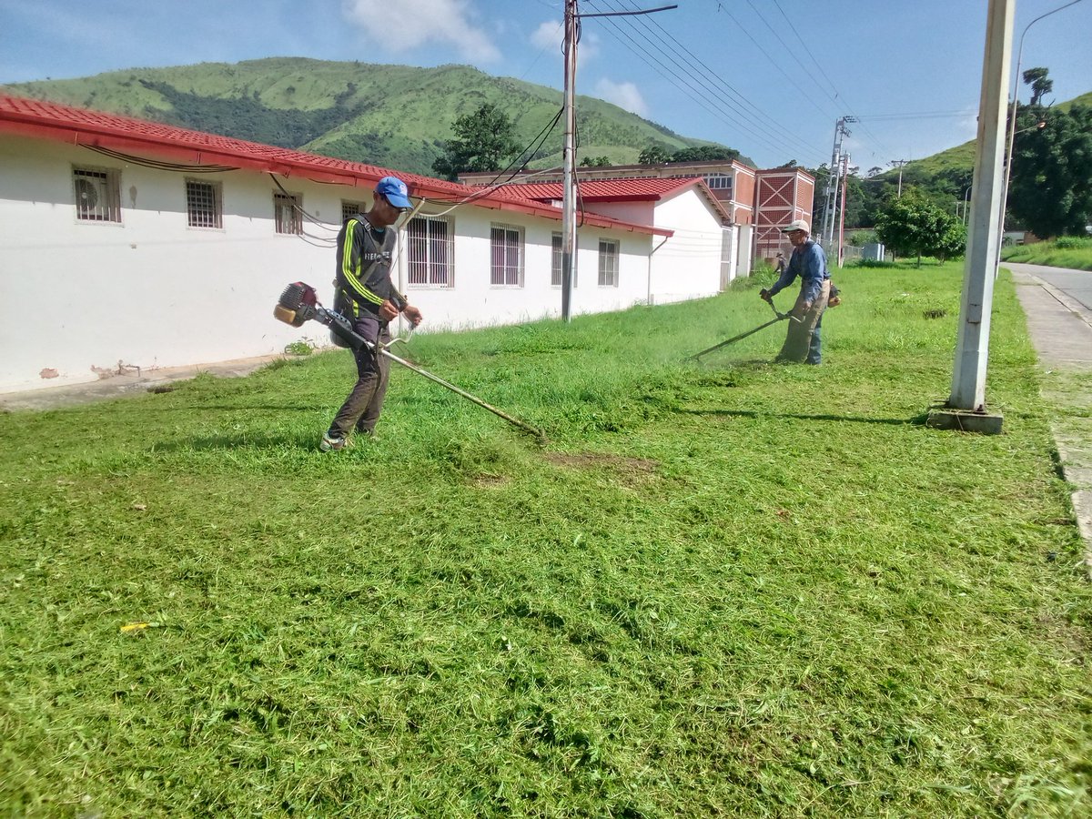 Instit12Febrero's tweet photo. #14Ago Damos inicio de semana cuadrillas del Instituto Bolivariano 12 de Febrero realiza desmalezado en la alcaldía de nuestro municipio y mantenimiento de las áreas verde en la plaza Ribas.
#RibasVuelveASonrei #GobernamosParaServir https://t.co/YscoUB2qvU