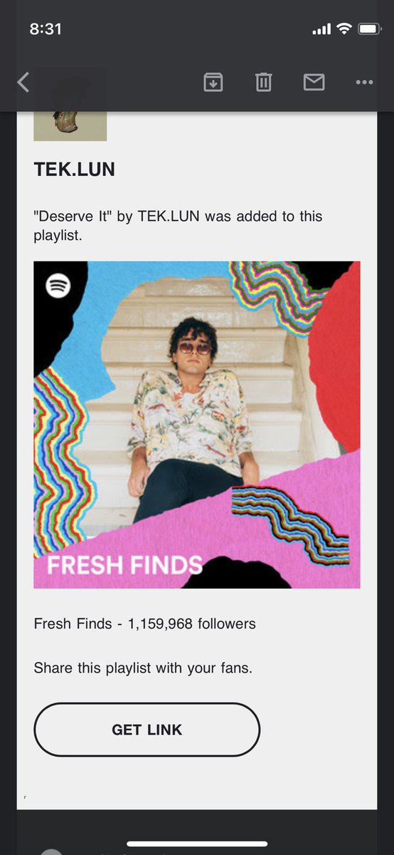 Crazy 😭 thank u <a href="/SpotifyUSA/">Spotify USA</a>