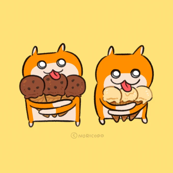 何味が好きでちゅ? #クソハムちゃん