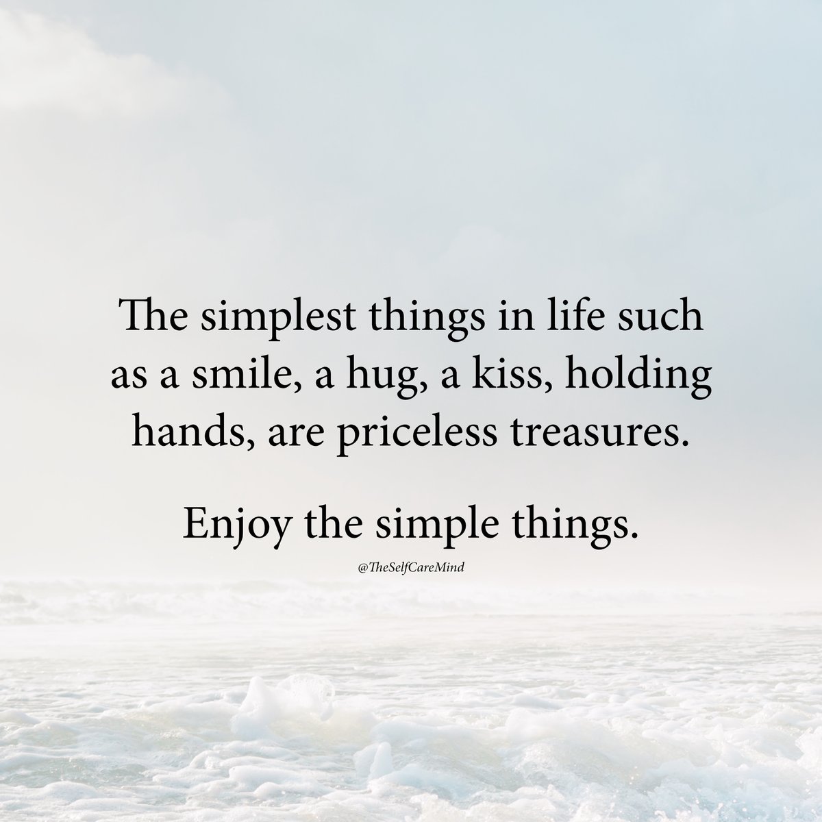 Enjoy the simple things