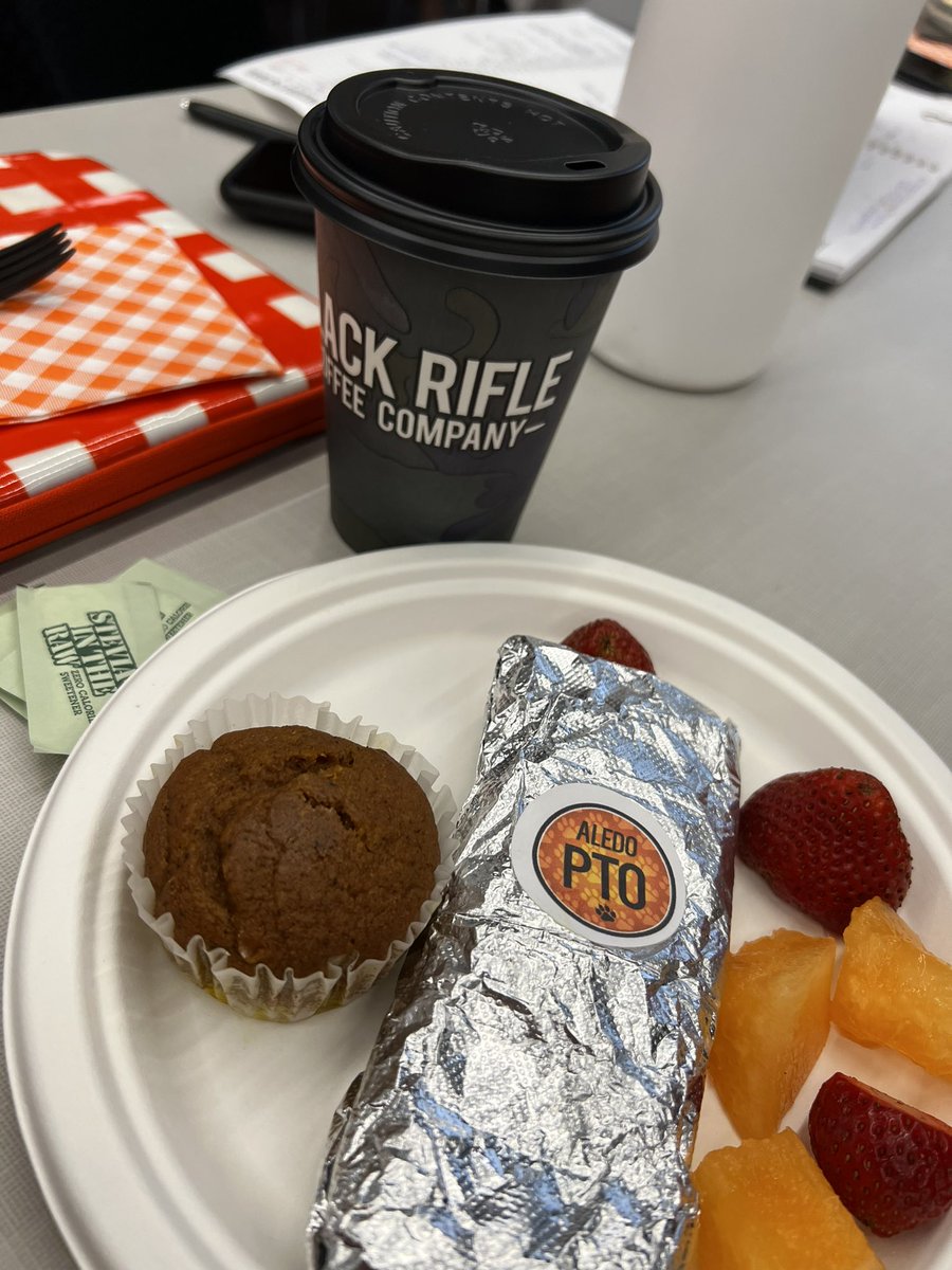TY <a href="/blckriflecoffee/">Black Rifle Coffee</a> and <a href="/AledoPto/">Aledo PTO</a> for #bethedifference breakfast <a href="/aledo_ms/">Aledo Middle School</a> #allinaledo
