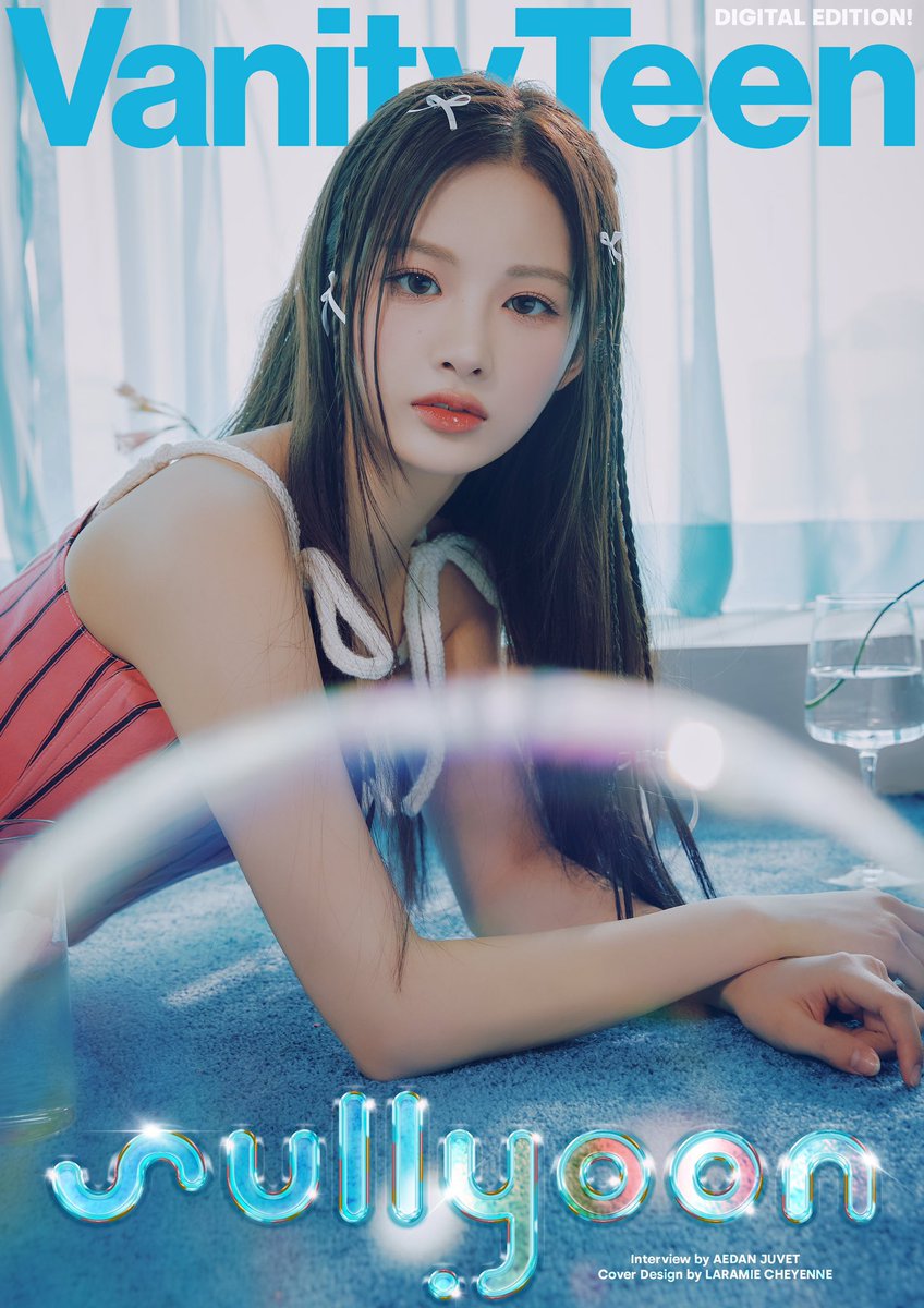 SullyoonEgypt's tweet photo. 23:08:14→[📸]
سوليون لصالح مجلة Vanityteen. 

#SULLYOON #설윤 #NMIXX #NSWER #SULLYOON_Egypt
•🦋 https://t.co/GFrBIRP5b5