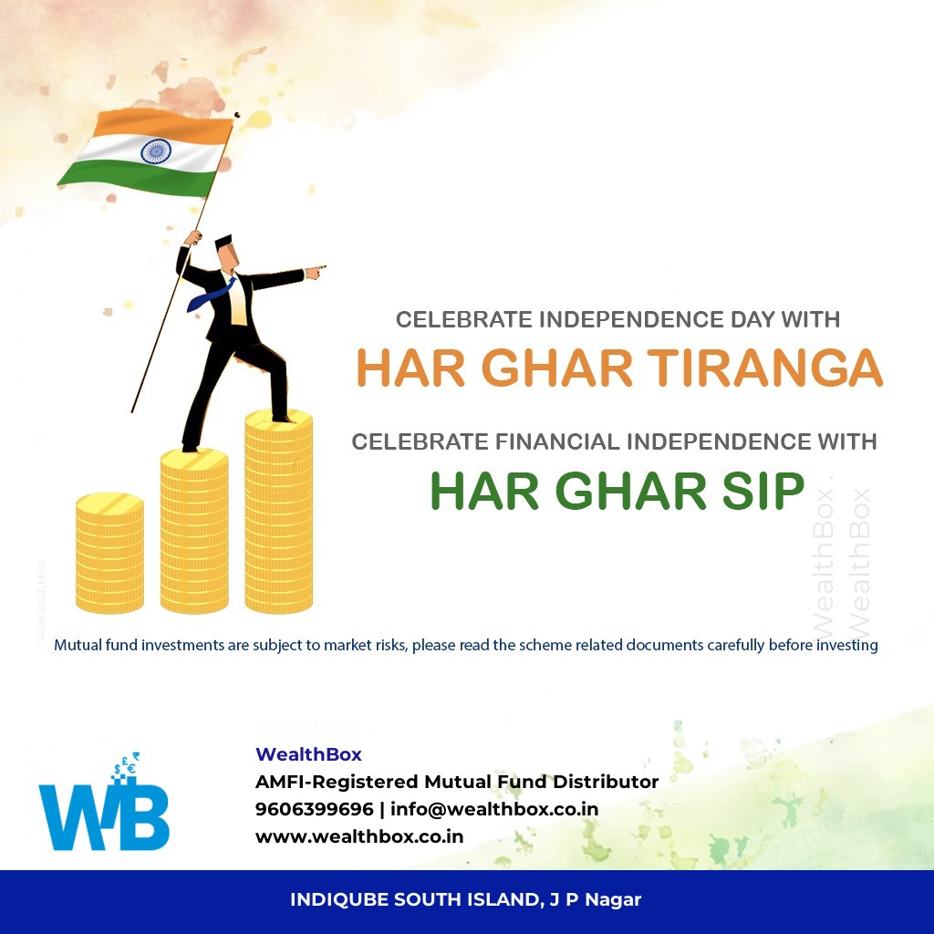 WealthBox_Off's tweet photo. CELEBRATE INDEPENDENCE DAY WITH #HarGharTiranga. CELEBERATE FINANCIAL INDEPENDENCE WITH #HARGHARSIP. #IndependenceDay #IndependeceDay #IndependenceDay2023 https://t.co/INMcbWoVtK