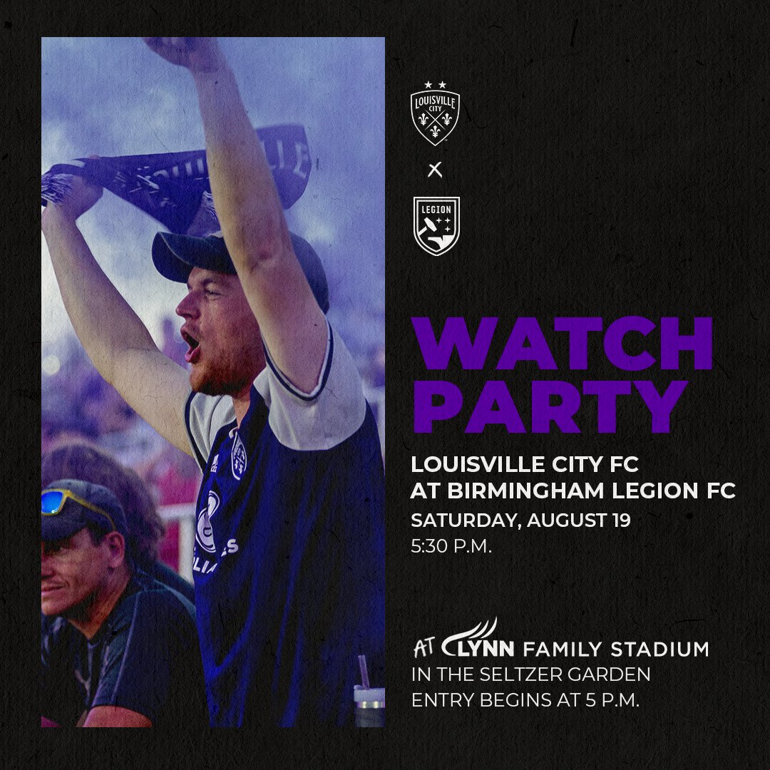 Louisville City FC (@loucityfc) on Twitter photo Support both of our clubs Saturday at Lynn Family Stadium!
The seltzer garden will be open for a LouCity-Birmingham watch party before <a href="/RacingLouFC/">Racing Louisville FC</a> kicks off its Fill the Fam game.
🎟️ RacingLouFC.com/FilltheFam Support both of our clubs Saturday at Lynn Family Stadium!
The seltzer garden will be open for a LouCity-Birmingham watch party before <a href="/RacingLouFC/">Racing Louisville FC</a> kicks off its Fill the Fam game.
🎟️ RacingLouFC.com/FilltheFam