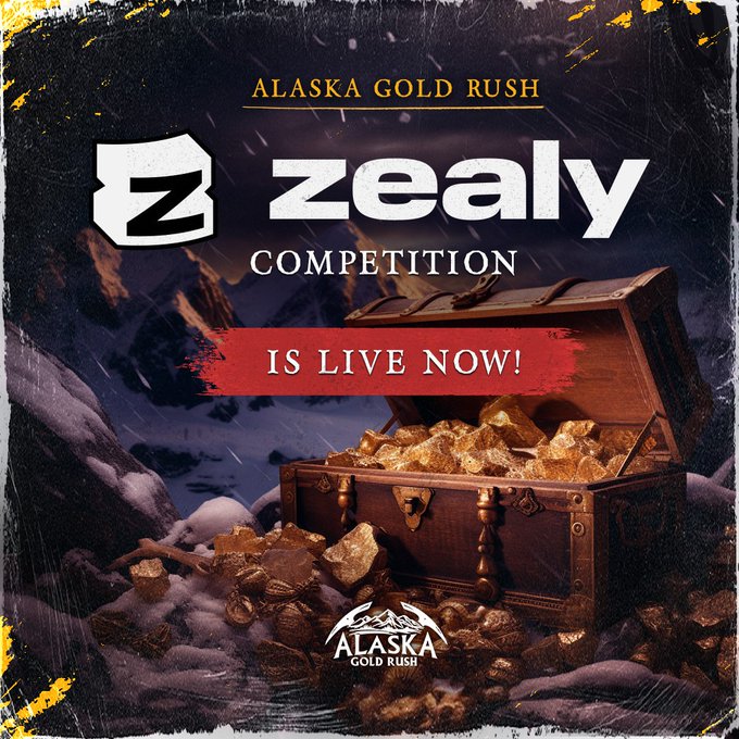 CryptoTitans1's tweet photo. @alaska_game Zealy Competition & Giveaway is Live Now! ⚒

Prize Pool💰:
 Rewards with total value of $2500💎!
The Top 100 Participants 🏆 will be rewarded!

Join the game at:
👉https://t.co/zpxeqEdqPL…

Don't Miss This, it's Just The Start 😉

#AGR #Game 🎮 #Crypto #Giveaway #Competition