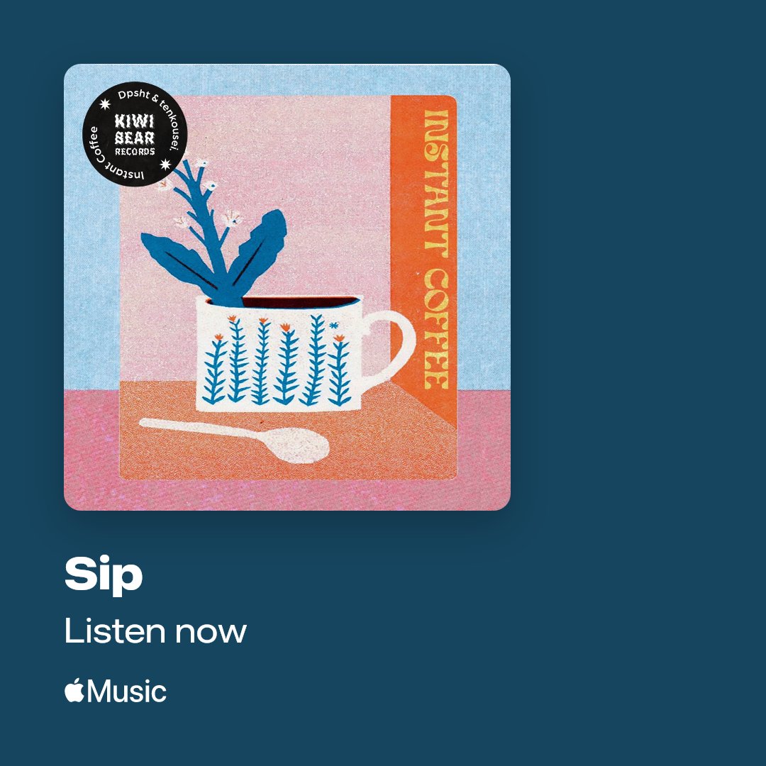 Thank you so much to Apple Music for having us in the "Lo-Fi Jazz" editorial playlist with our track "sip".  

Big ups to <a href="/kiwibearrecords/">Kiwi Bear Records</a>  and <a href="/tenkousei9/">tenkousei.</a>  for working with me on this release! Also to <a href="/Identity_Music_/">Identity Music</a> for giving us the platform to release this project! 

Check