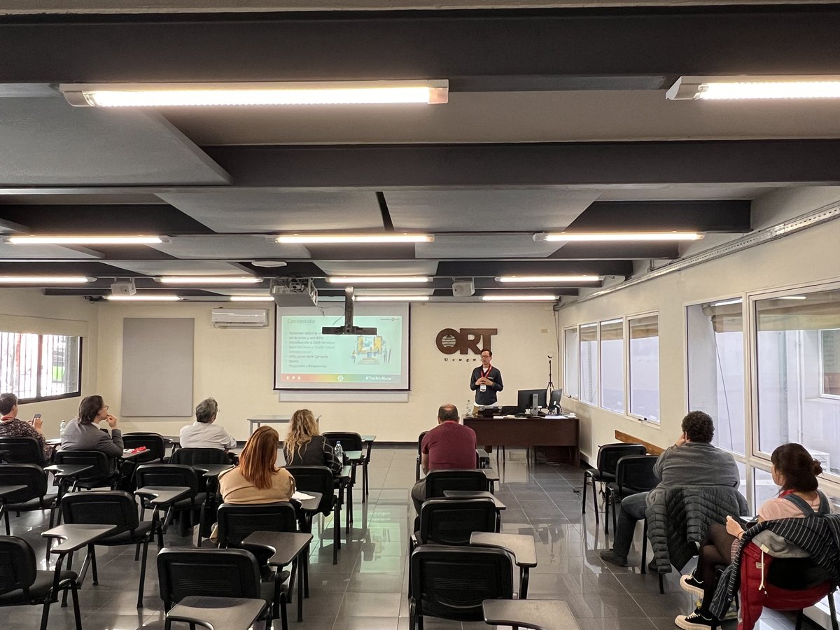 <a href="/borland_c/">Rolando C.</a> talks about dark services and OCI  at  #Montevideo #Uruguay  #LatamTour2023 <a href="/oracleugs/">Oracle User Groups</a> <a href="/uyoug/">uyoug</a>