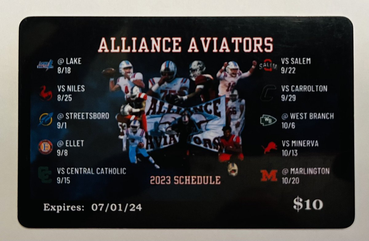AMS_Aviator_FB's tweet photo. If you haven’t purchased an Aviator Discount Card ,  AMS players will be selling them. You can contact me or one of the players. $10 https://t.co/3Pi6hJECsu