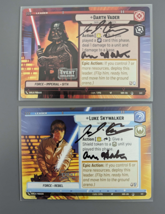 IceCaveRadio's tweet photo. 👀💕WAMPA GIVEAWAY💕👀

Want to win these @UnlimitedFFG GenCon promos that are signed by the design team?

-Follow this account
-Subscribe to our YouTube channel
-Retweet this
-Comment with your favourite spoiler card so far.

Winner announced on episode 11! https://t.co/Tqmmj5s1D1