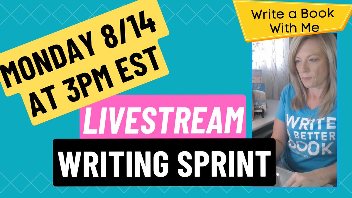 #Writing sprints live today at 3pm EST. Make your #wordcount with me! youtube.com/live/lHmQgbAAT… #writingcommunity #livestream #writinglive #writer #amwriting #amquerying #amediting