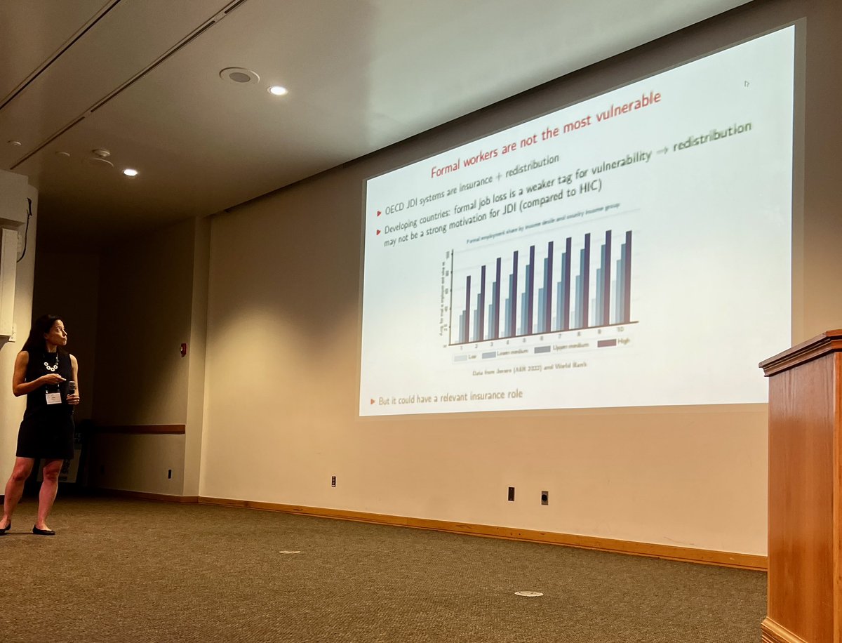 The @IIPF_org Congress is kicked off by @joana_naritomi with her keynote on job displacement insurance policies in developing countries.