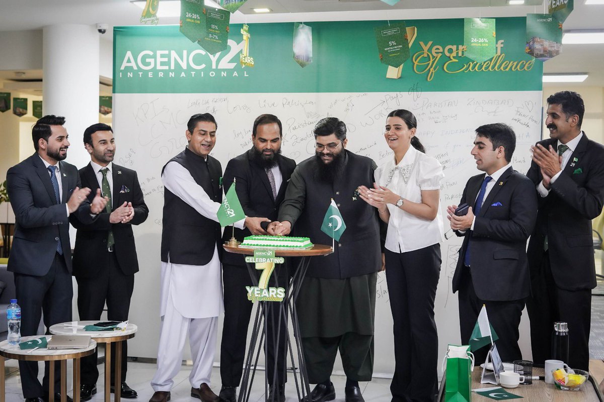 Agency21int's tweet photo. 14th August - A Day that Marks Neverending Celebrations!
Agency21 celebrates Independence Day and its 7 years anniversary nationwide.
#Agency21 #7yearsofexcellence https://t.co/SToWUppNvc