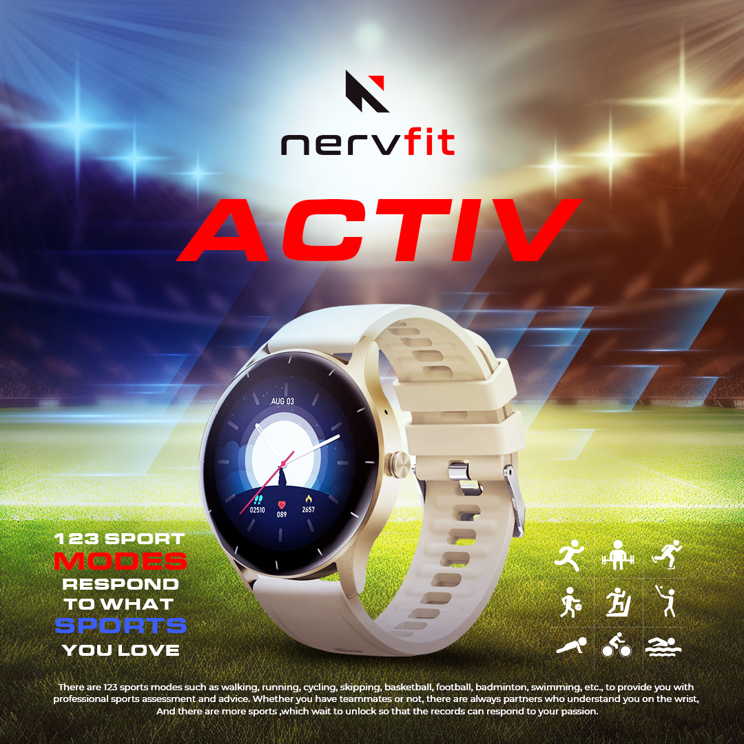 Nervfit's tweet image. More than a watch your personal sports coach on your wrist #Nervfit Watch is about to set new standards 🗝️🌟 #UnleashPossibilities #SmartWatchLaunch #TechEvolution #Smartwatch #newlaunch #comingsoon #comingsoon2023 #newlaunch2023 #wristwatches #Smartwatches