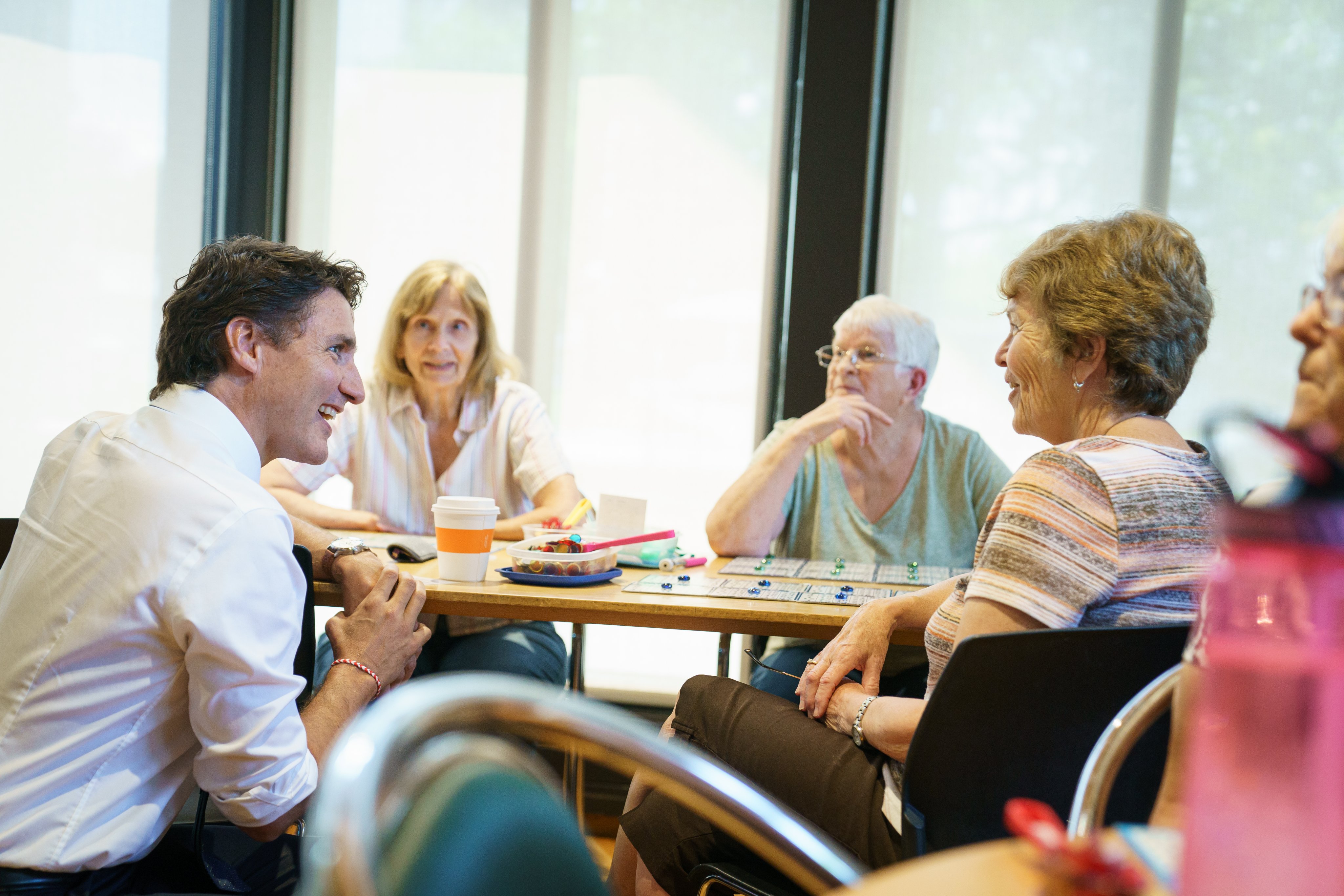 Justin Trudeau and seniors